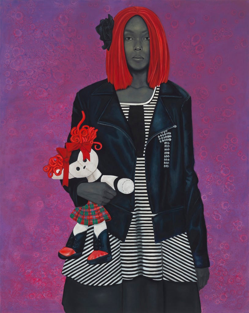 Amy Sherald, Freeing Herself Was One Thing, Taking Ownership of that Freed Self Was Another (2015). Courtesy of the artist and Hauser & Wirth, ©Amy Sherald.