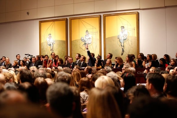 Francis Bacon painting for sale at Christie's New York in November 2013