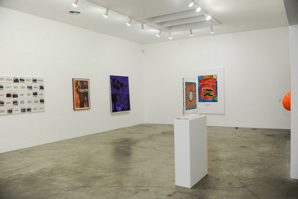 Works on display at Regen Projects photo by Stefanie Keenan for Getty Images