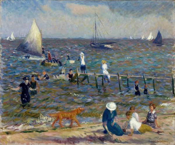 William James Glackens (American, 1870–1938) The Little Pier, 1914 Oil on canvas 25 x 30 inches (63.5 x 76.2 cm) The Barnes Foundation, Philadelphia and Merion, PA, BF497