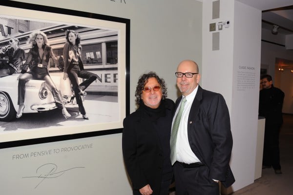 Photographer Robert Farber with gallerist Ron Cavalier