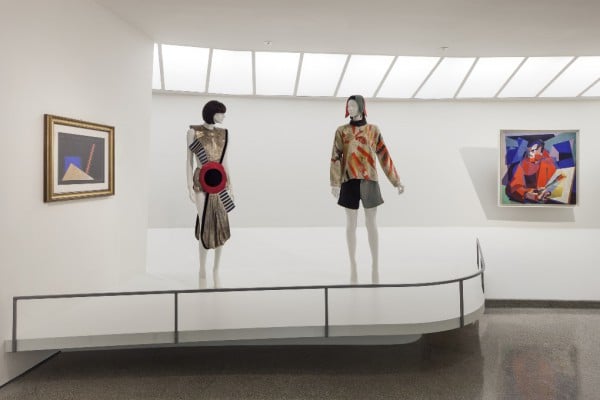Installation view of "Italian Futurism, 1909–1944: Reconstructing the Universe," Solomon R. Guggenheim Museum, New York