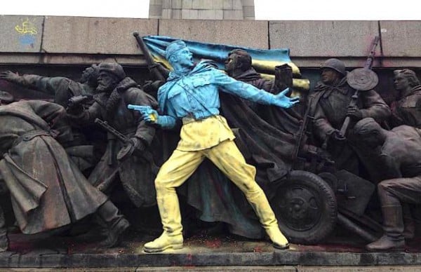 Monument to Soviet Liberation in Sofia via Asen Genov