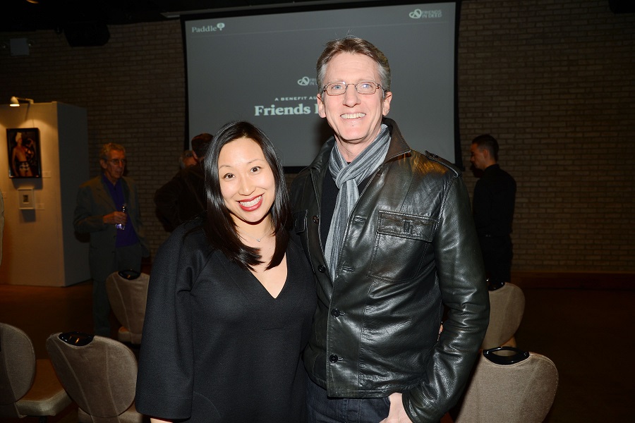 Michelle Yun and Edward Mapplethorpe at the Photographers For Friends Benefit. Photo: Patrick McMullan/PatrickMcMullan.com
