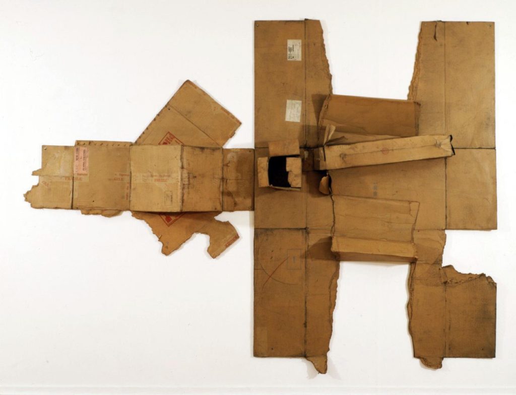 Robert Rauschenberg, <em>Bande de Sureté / Twin City / Nipples (Cardboard)</em>, 1971. Courtesy of the Metropolitan Museum of Art.