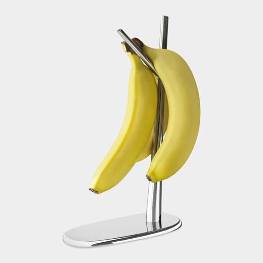 Are your bananas always sitting neglected on your kitchen counter? Or worse, forced to mix with the likes of other fruits in some lowly bowl? Here is your solution. Source: MoMA Design Store