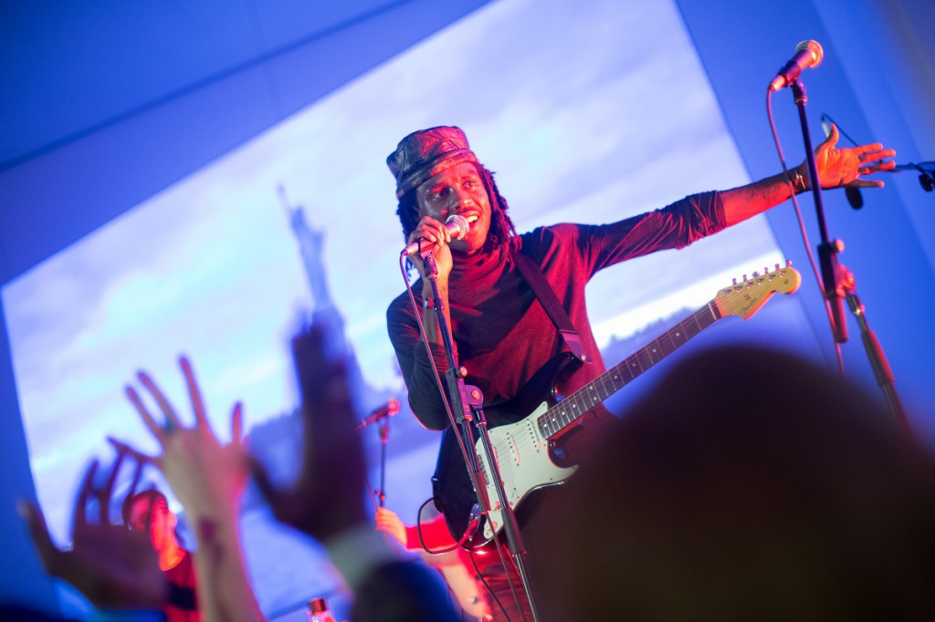 Blood Orange performed to a crowd of excited fans. Photo: Scott Rudd