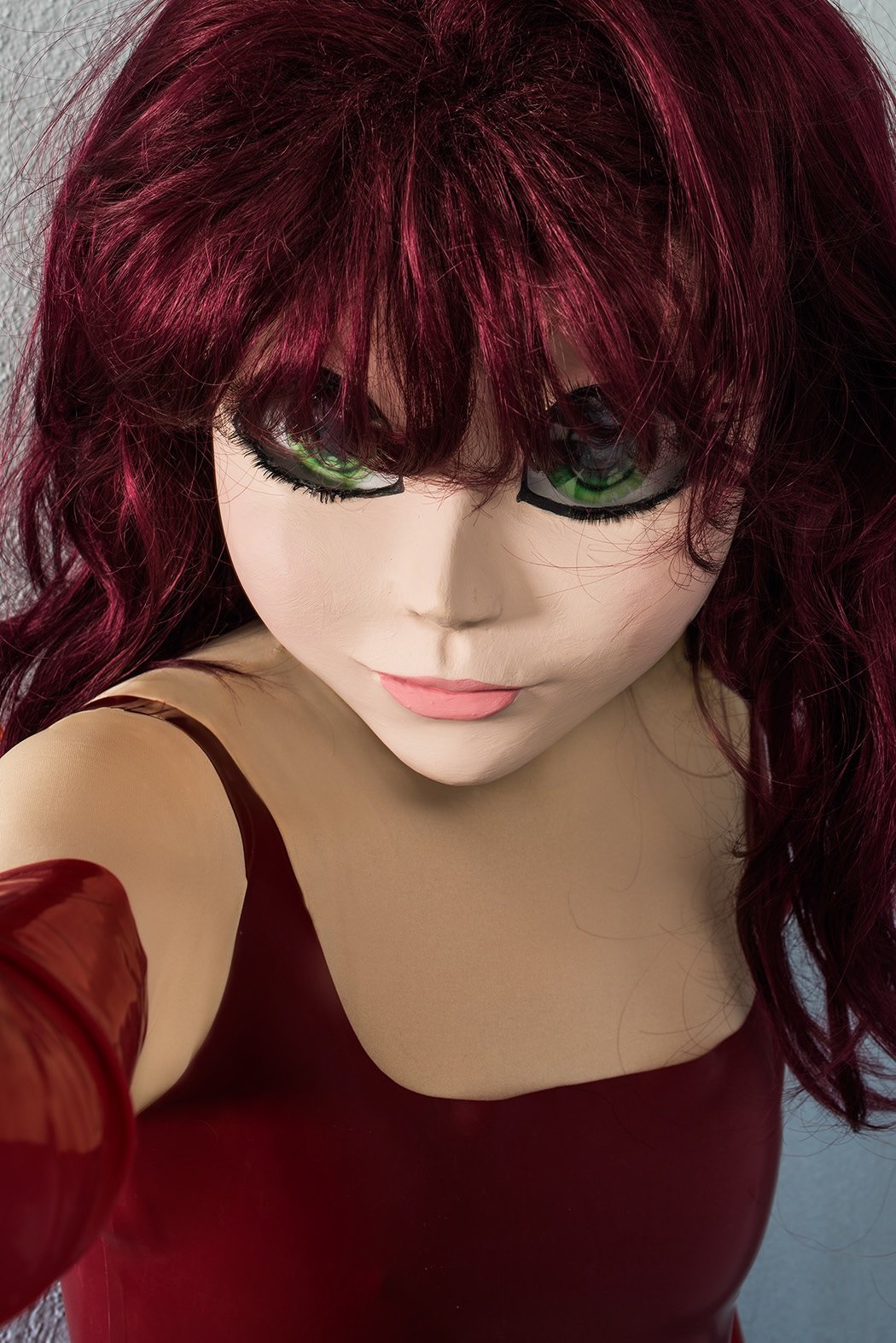Laurie Simmons Redhead/Red Dress/Selfie, 2014 20 x 28.75 inches 50.80 x 73 centimeters