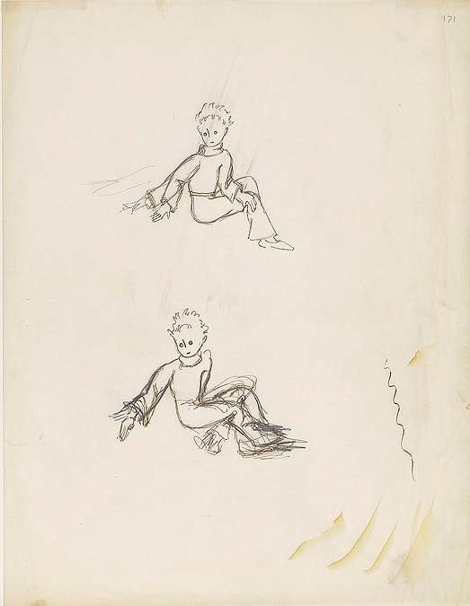Antoine de Saint-Exupéry, drawing for <i>The Little Prince</i>