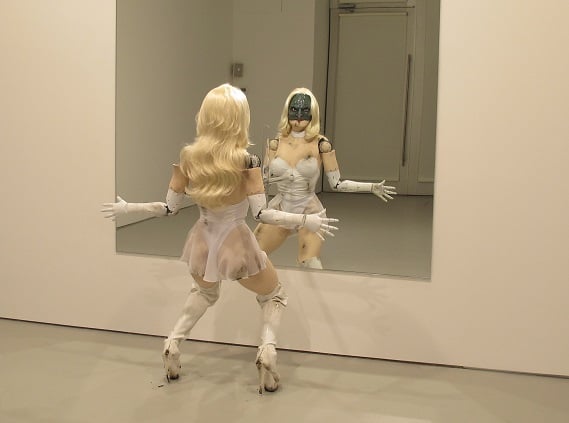 Jordan Wolfson's Female Figure (2014) Photo: artnet News.