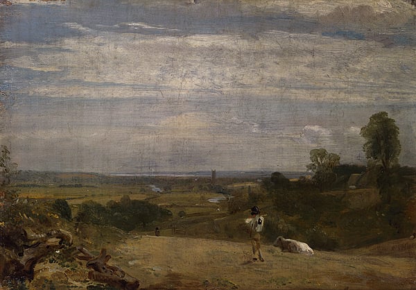 John Constable, Dedham from Langham (1813).