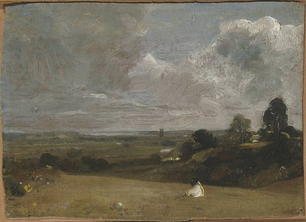 Dedham from Langham ?1813 by John Constable 1776-1837