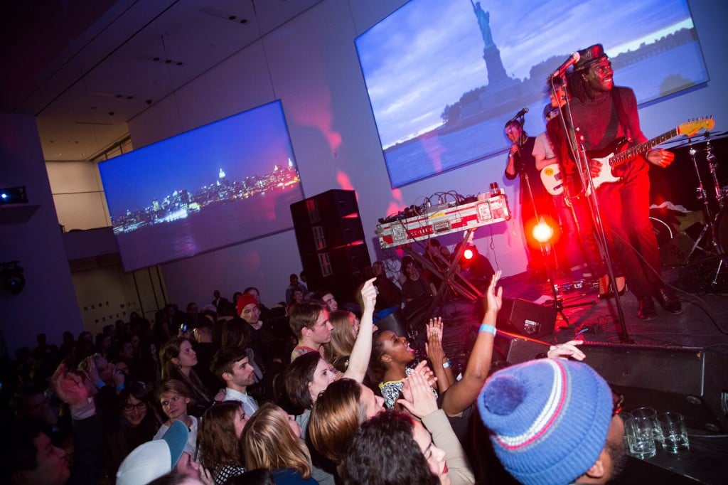 Despite (or perhaps because of) the craziness of Armory Week, the crowd was energized.