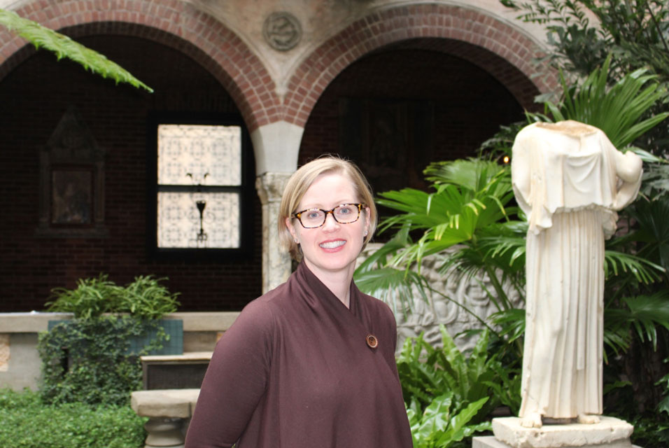Christina Nielsen, the new curator of the collection and director of program planning at the Isabella Stewart Gardner Museum, Boston. Photo: Michael Busack.