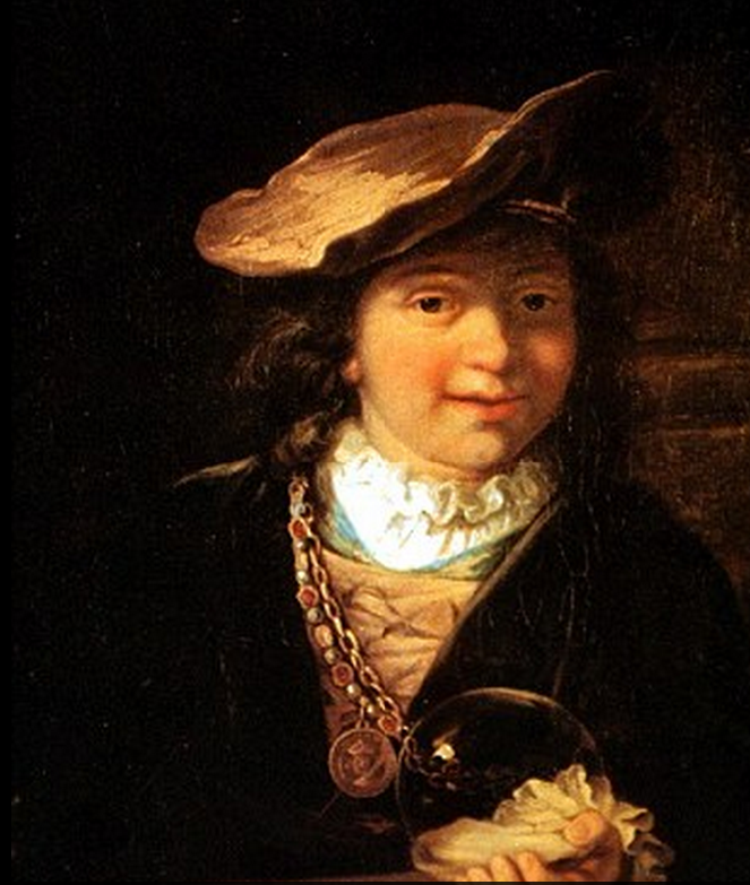 Child With a Soap Bubble, a recently recovered stolen painting attributed to Rembrandt.