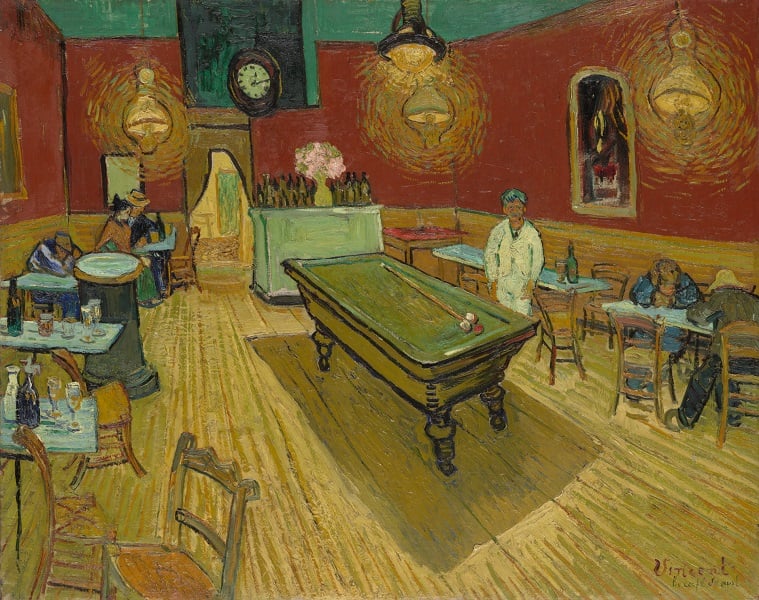 Vincent van Gogh, Le café de nuit (The Night Café) (1888). Photo: courtesy Yale University Art Gallery.
