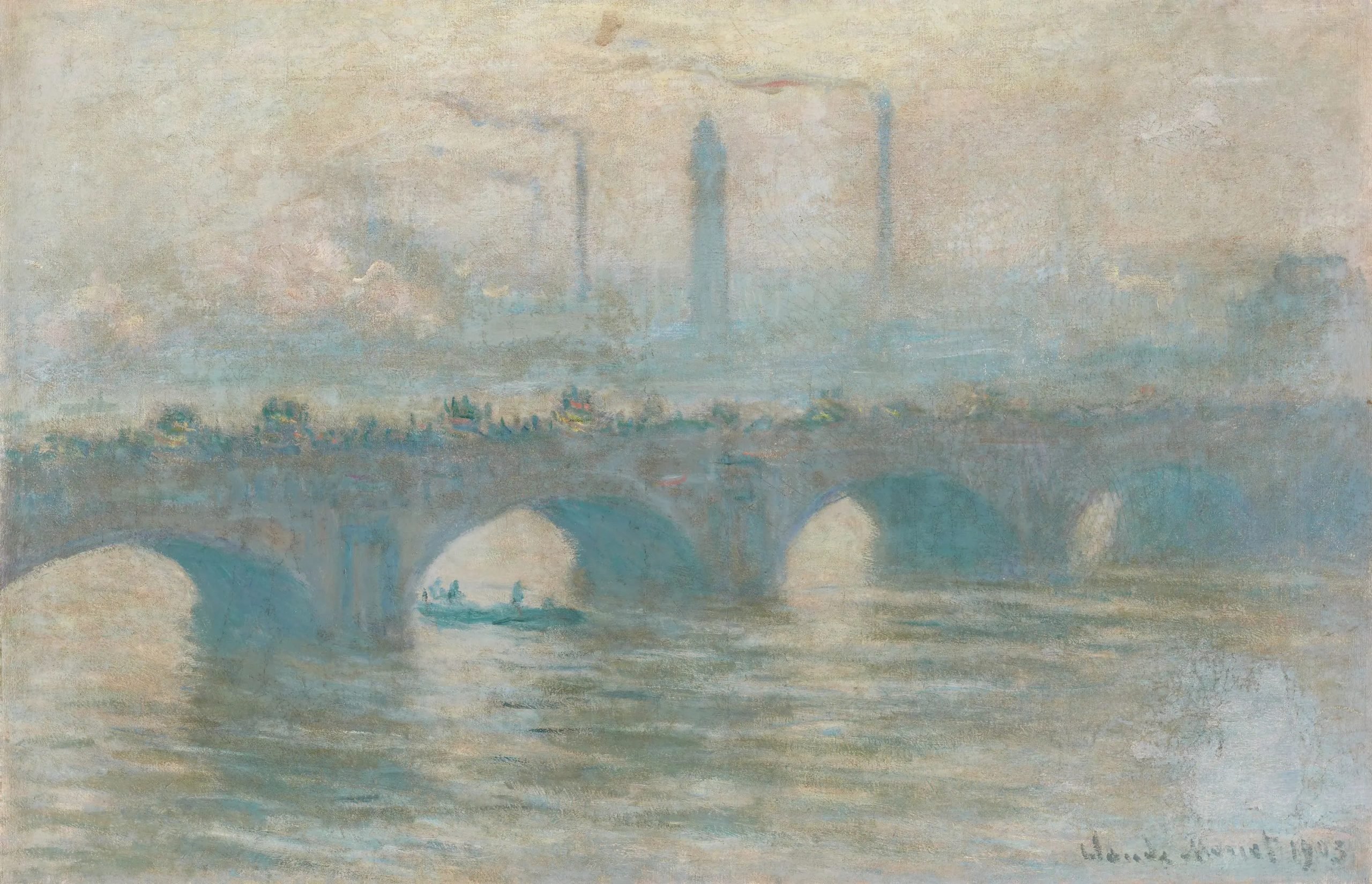 Claude Monet, Waterloo Bridge, London (1903), a artwork from the collection of Cornelius Gurlitt.