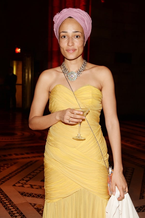A regal looking Zadie Smith at the Paris Review Spring Revel. Photo: Clint Spaulding/PatrickMcMullan.com