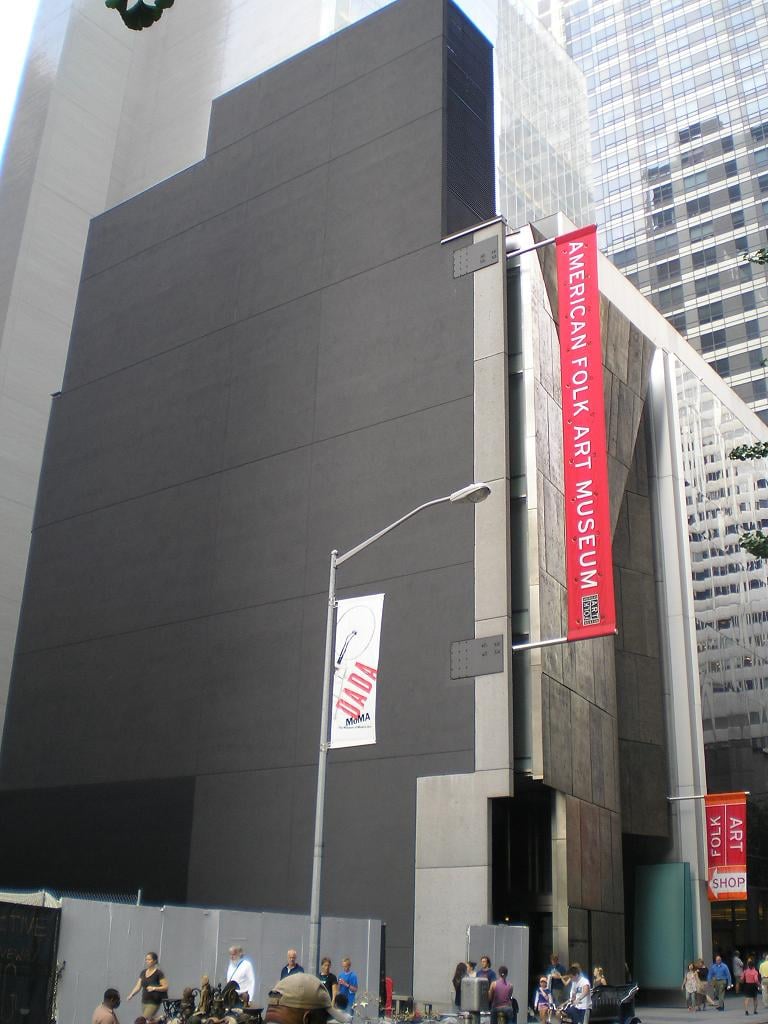 The Midtown building of the American Folk Art Museum in New York. Photo by David Shankbone, courtesy Creative Commons Attribution 2.5 Generic license.