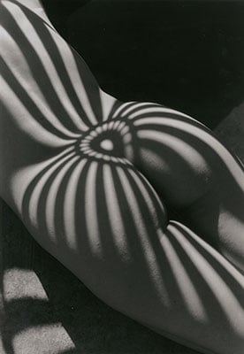 Lucien Clergue, Nude at Point Lobos (1980)  Photo: Courtesy of the artist and Throckmorton Fine Art