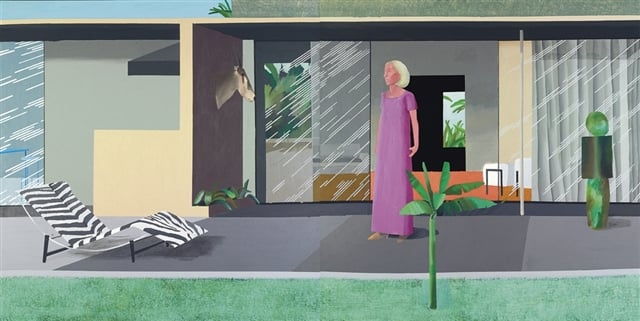 David Hockney, Beverly Hills housewife (diptych), 1966-67