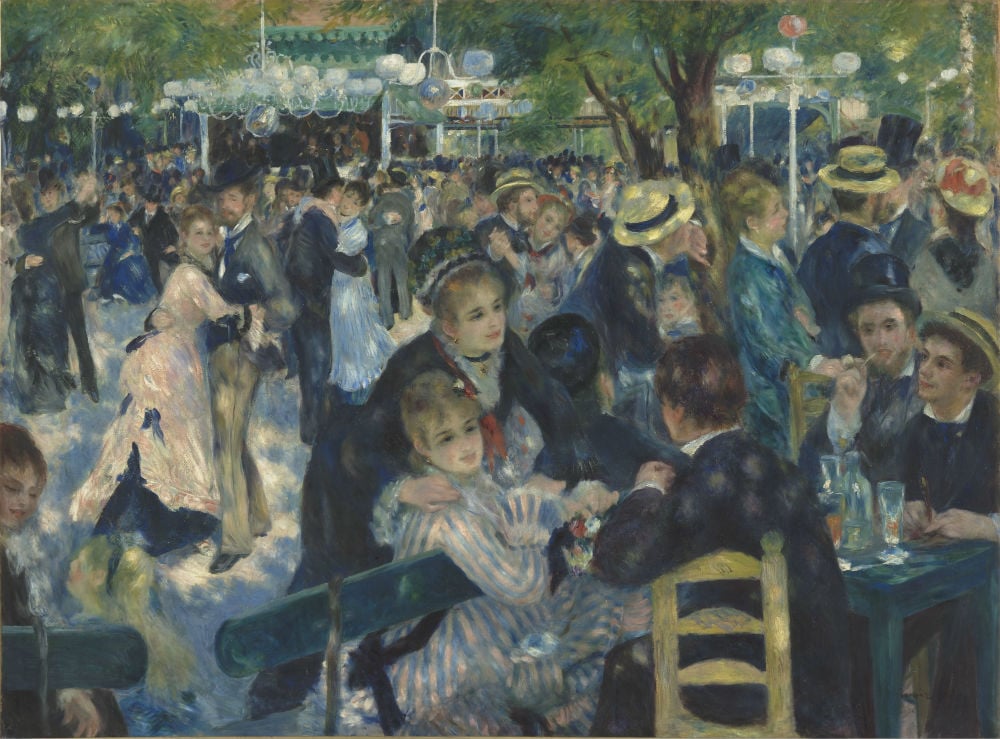 Au Moulin de la Galette by Pierre-Auguste Renoir