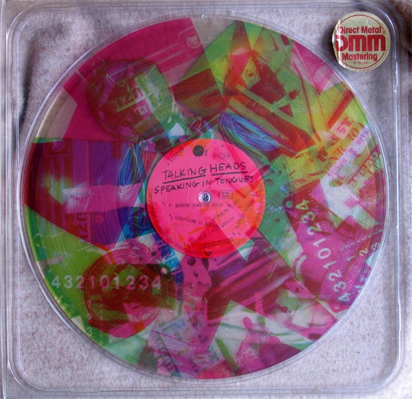 "Speaking in Tongues" by the Talking Heads, with limited-edition LP version by Robert Rauschenberg.