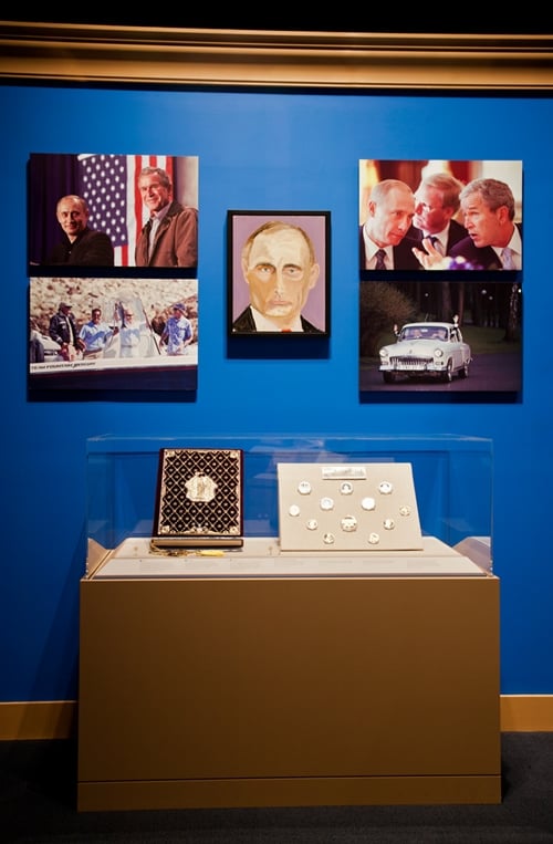 "The Art of Leadership: A President's Personal Diplomacy" at the George W. Bush Presidential Center, running April 5 through June 3, 2014. Photo: Kim Leeson for the George W. Bush Presidential Center.