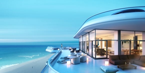 Faena Residence Miami Beach (rendering). Larry Gagosian has reportedly purchased a condo in the development. Photo: courtesy Faena Miami Beach website.