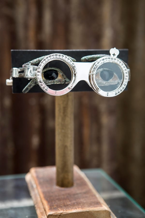 Hiroshi Sugimoto, Oculist Witness, eye glasses inspired by Duchamp designed for Selima Optique.