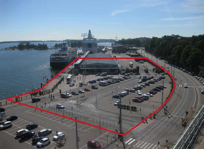 Guggenheim Helsinki's proposed site. Photo Courtesy: Ari Wiseman.