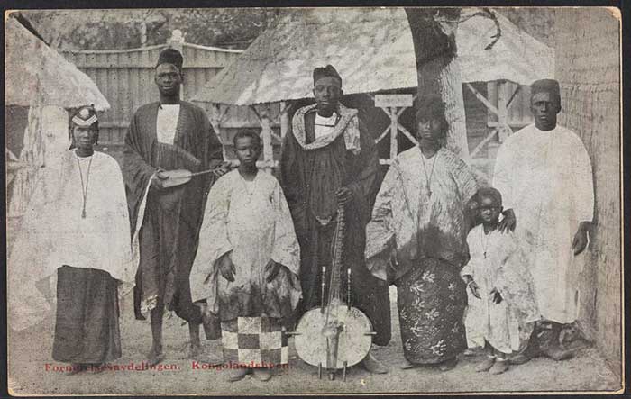 A postcard from the “Congo Village” that was part of Norway's 1914 celebrations of the 100th anniversary of the country's constitution.
