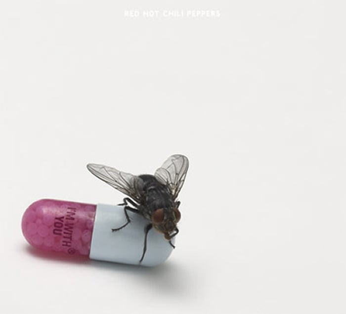 Red Hot Chili Peppers' "I'm With You" with cover art by Damien Hirst.