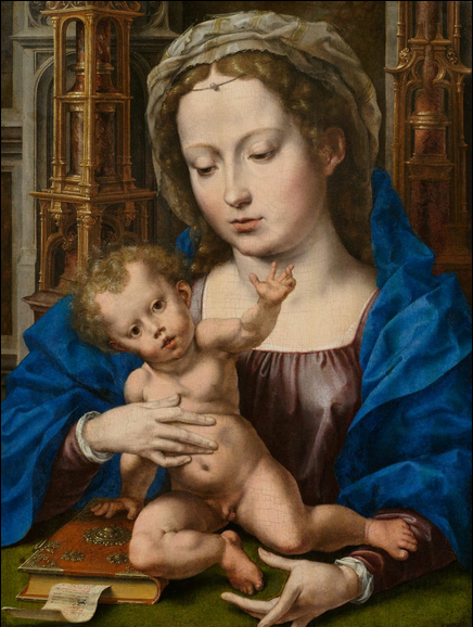 Jan Gossaert, Virgin with Child (c. 1530) Courtesy Koller Auktionen