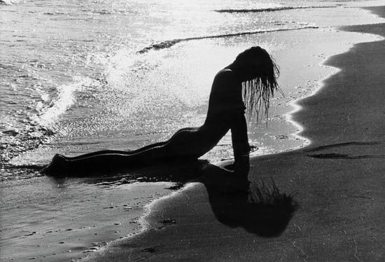 Lucien Clergue Untitled (Nude silhouette) (1973) Courtesy of artnet
