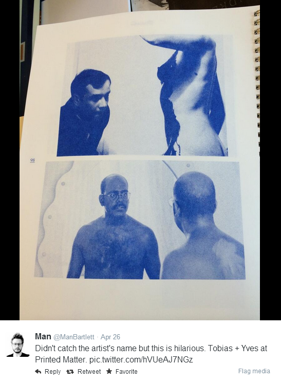 If a Yves Klein/Arrested Development mashup doesn't have you laughing out loud, it's possible that nothing will.