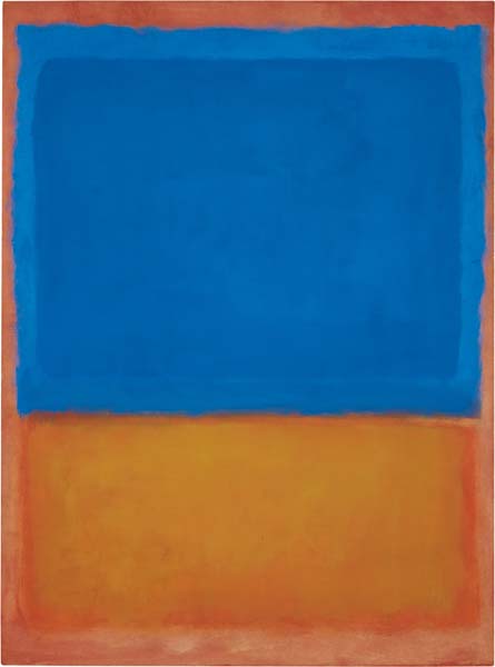 Lot 18- Mark Rothko, Untitled (Red, Blue, Orange), (1955) oil on canvas 66 5/8 x 49 3/8 in. (169.2 x 125.4 cm.) Estimate On Request