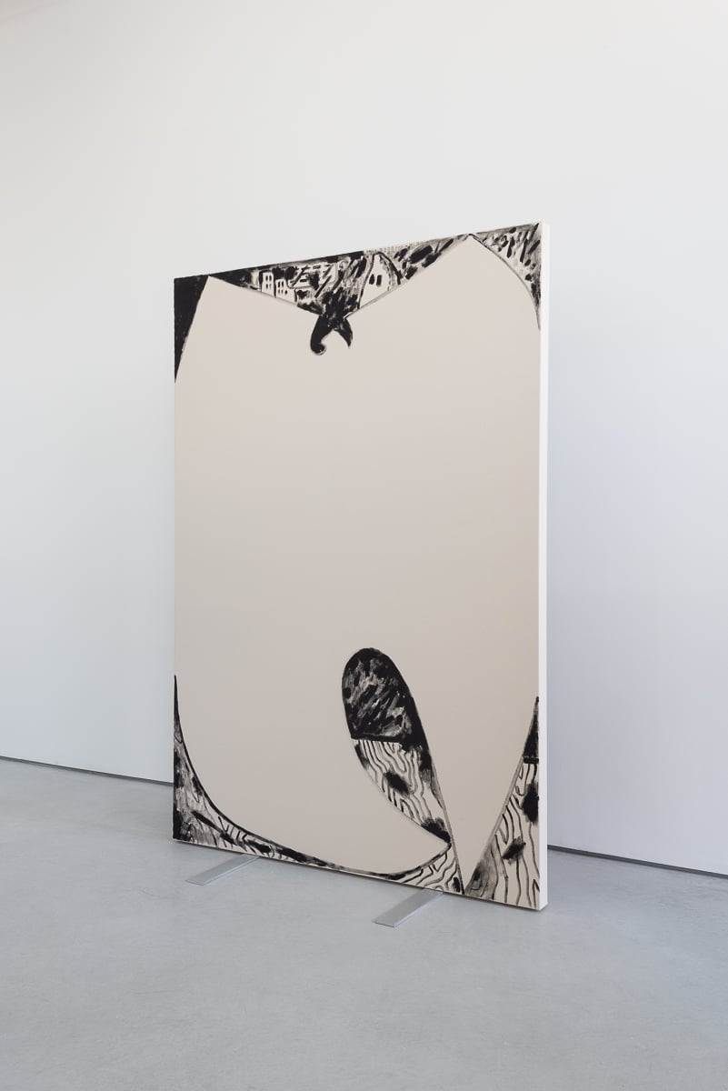 Luc Fuller, Untitled (Standing Painting) (2014) Courtesy the artist and Rod Barton
