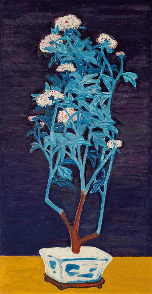 Sanyu, Potted-Chrysanthemums (c. 1940s–1950s) sold for HKD TKTKT. Photo: Courtesy Christie's.