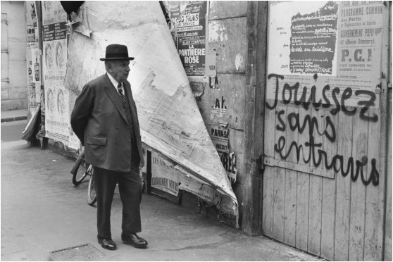 Henri Cartier-Bresson, Rue de Vaugirard, Paris, mai 1968 / © Henri Cartier-Bresson / Magnum / Courtesy de la Fondation Henri Cartier-Bresson