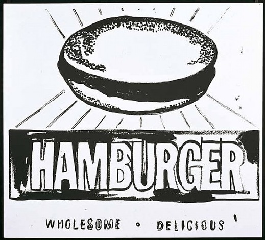 Andy Warhol Hamburger (1986)