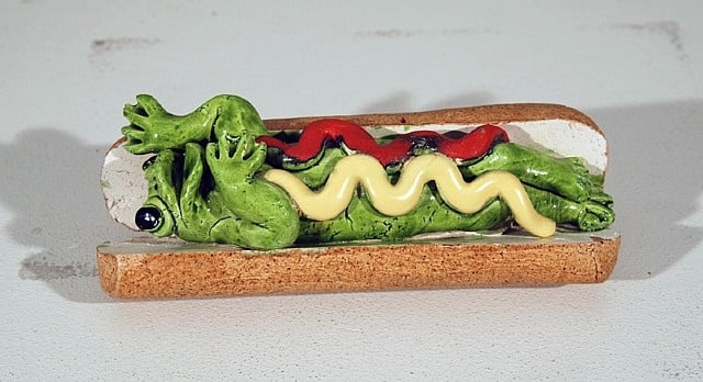 David James Gilhooly Frog Hot Dog, 1978