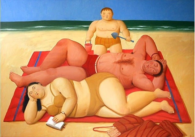 Fernando Botero The Beach, 2009