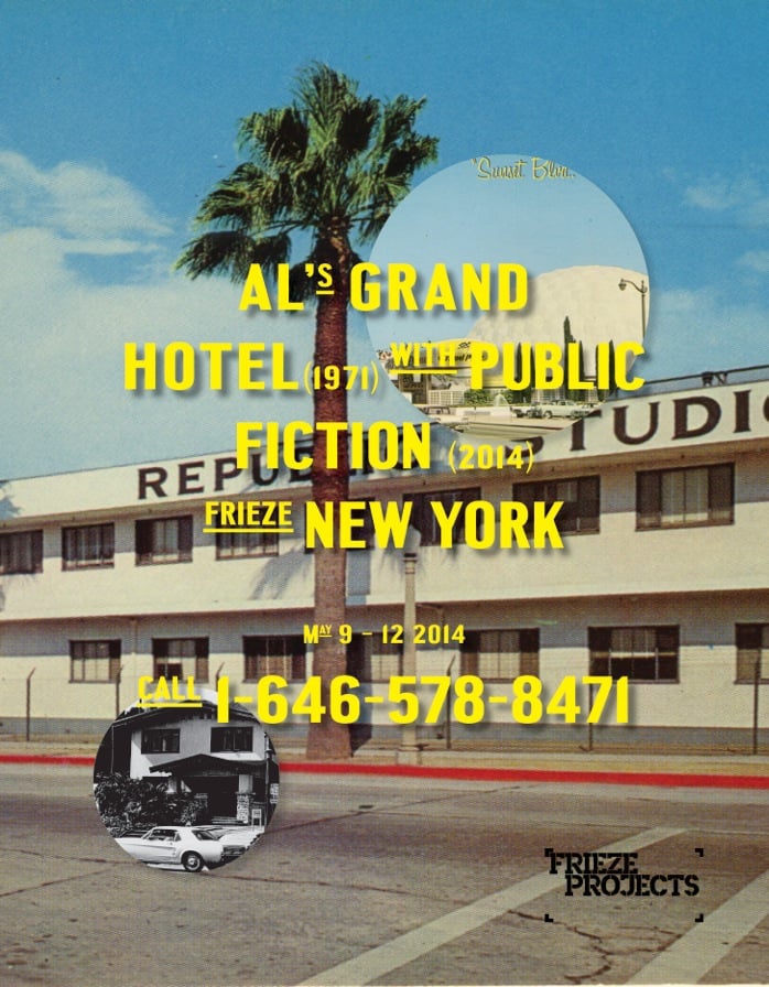 Al's Grand Hotel ad.