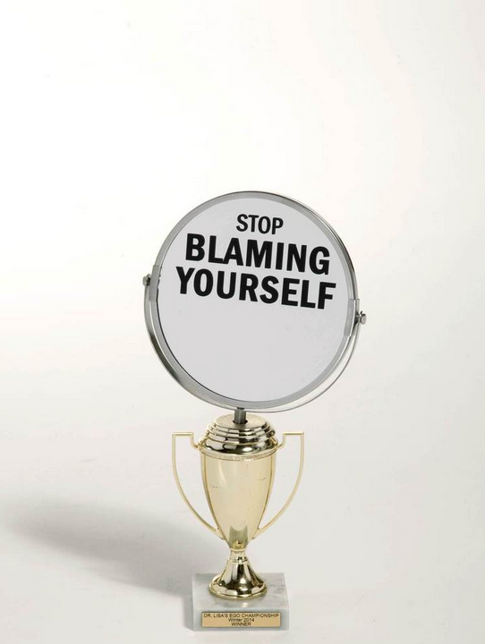 Lisa Levy Stop blaming yourself 10 x 3.5 x 28 inches Edition 1/1 Image courtesy of Fuchs Projects