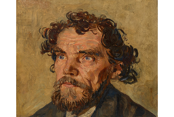 Vincent van Gogh, Head of Man (1886) Via: Artdaily