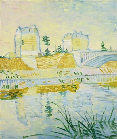 Vinvent van Gogh, Pont de Clichy (1887) Photo: courtesy Koller Auktionen