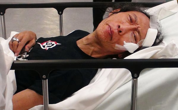 Lee Wen in the hospital Photo: SCMP