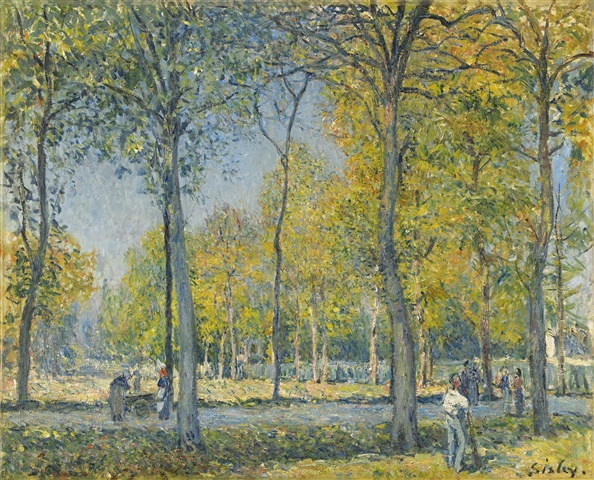 Alfred Sisley, Le Parc (1878) Photo: courtesy Stockholms Auktionsverk