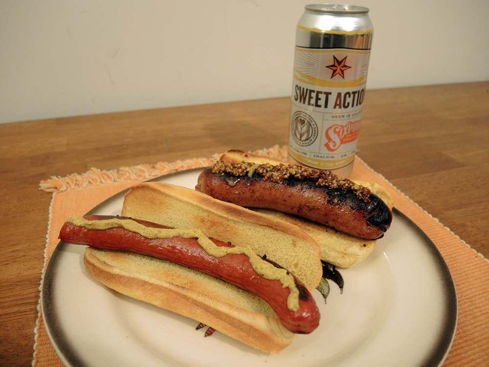 Brooklyn Bangers and Six Point Sweet Action, being served at SELECT this weekend. Photo: Sarah Cascone. 